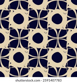 Seamless geometric pattern. Color print.