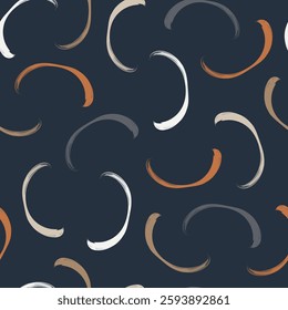 Seamless geometric pattern. Color print.