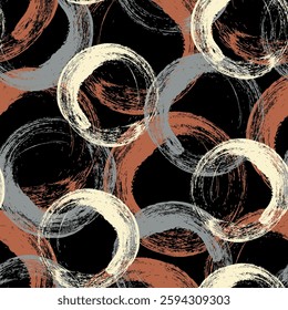 Seamless geometric pattern. Color print.