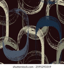 Seamless geometric pattern. Color print.