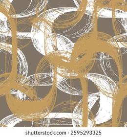 Seamless geometric pattern. Color print.