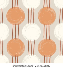 Seamless geometric pattern. Color print.