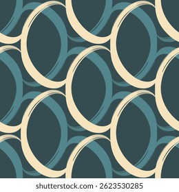 Seamless geometric pattern. Color print.