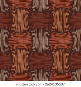 Seamless geometric pattern. Color print.