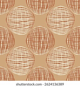 Seamless geometric pattern. Color print.