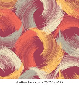 Seamless geometric pattern. Color print.