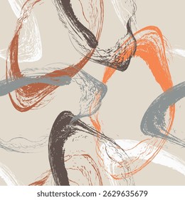 Seamless geometric pattern. Color print.