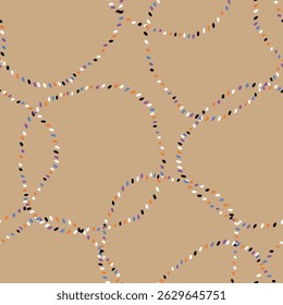 Motif géométrique harmonieux. Impression couleur.