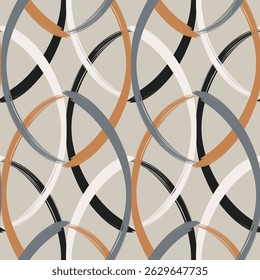 Seamless geometric pattern. Color print.