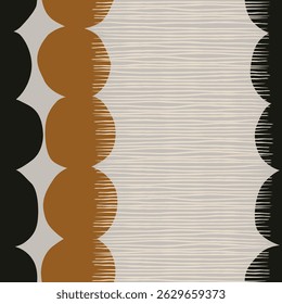 Seamless geometric pattern. Color print.