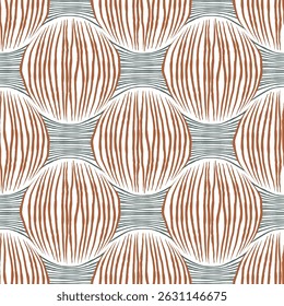 Seamless geometric pattern. Color print.