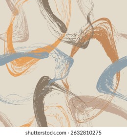 Padrão geométrico contínuo. Impressão colorida.