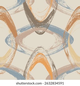 Seamless geometric pattern. Color print.