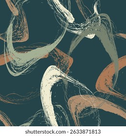 Seamless geometric pattern. Color print.