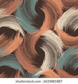 Seamless geometric pattern. Color print.