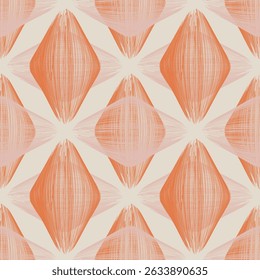 Seamless geometric pattern. Color print.