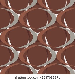 Seamless geometric pattern. Color print.
