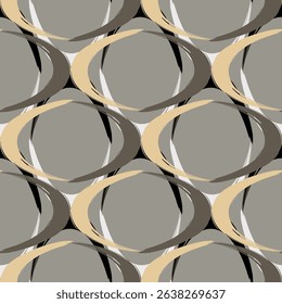 Seamless geometric pattern. Color print.