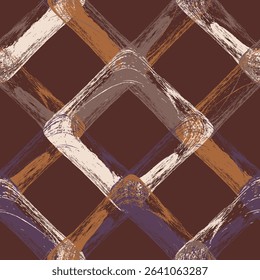 Seamless geometric pattern. Color print.