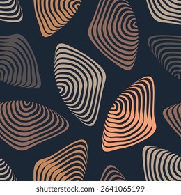 Seamless geometric pattern. Color print.
