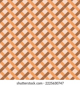 Seamless geometric pattern with color squares on beige background. Vector print for fabric background, textile