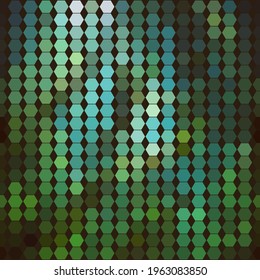 Un patrón geométrico sin fisuras de círculos de colores. Ilustración del vector