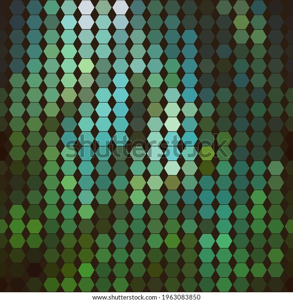 A seamless geometric pattern of colored\
circles. Vector illustration