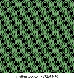 Seamless geometric pattern with colored elements, vector abstract background