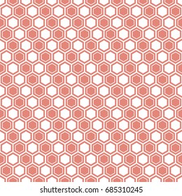 Seamless geometric pattern with colored elements, vector abstract background