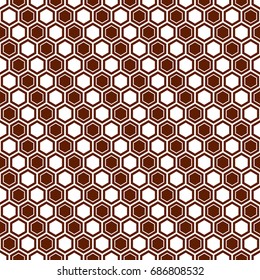 Seamless geometric pattern with colored elements, vector abstract background