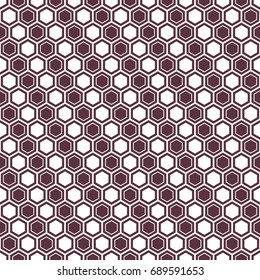 Seamless geometric pattern with colored elements, vector abstract background