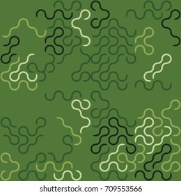 Seamless geometric pattern with colored elements, vector abstract background