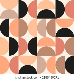 Patrón geométrico sin foco. Fondo colorido y abstracto. Textura de moda para impresión, textil, tela, embalaje.