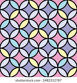 Patrón geométrico sin fisuras. Fondo abstracto colorido. Textura de moda para estampado, textil, tela, embalaje.