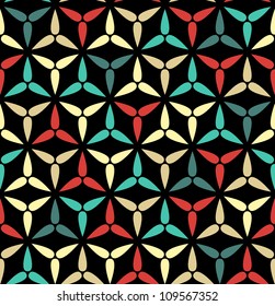 Seamless geometric pattern. Colorful background