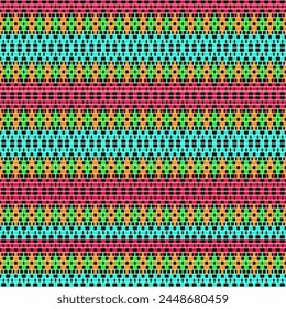 Seamless geometric pattern. Colorful background. Vector illustration.