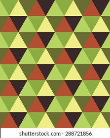 Seamless geometric pattern. Colorful bright background with triangles.