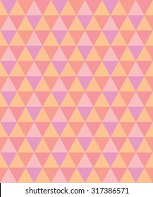 Seamless geometric pattern. Colorful bright background with triangles.