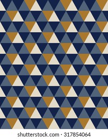 Seamless geometric pattern. Colorful bright background with triangles.