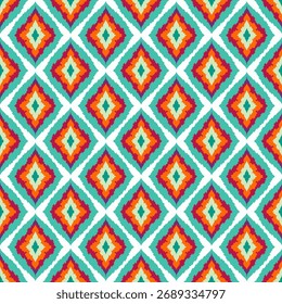 seamless geometric pattern. colorful ethnic background. vector illustration