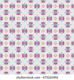 Seamless geometric pattern, colorful fabric texture, seamless background. Contemporary graphic design, ethnic ornament. Vector illustration