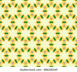 Seamless geometric pattern, colorful fabric texture, seamless background. Contemporary graphic design, ethnic ornament. Vector illustration