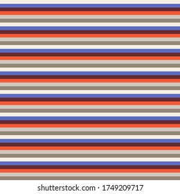 Seamless Geometric Pattern with colorful line. Abstract texture designs can be used for backgrounds, motifs, textile, wallpapers, fabrics, gift wrapping, templates. Design Paper For Scrapbook. Vector.