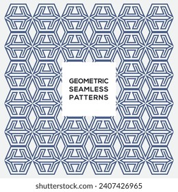 Seamless geometric pattern with colorful simple design