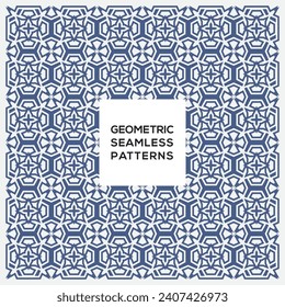 Seamless geometric pattern with colorful simple design