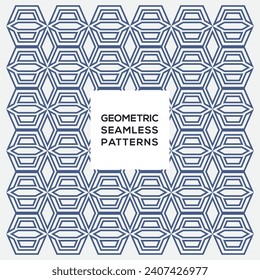 Seamless geometric pattern with colorful simple design