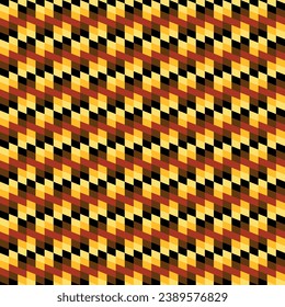 Seamless geometric pattern with colorful stripes. Ikat print for carpet, textile, wallpaper, wrapping paper. Ethnic and tribal motifs. 