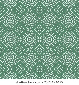 Seamless geometric pattern with colors and wavy lines. Vector graphics.