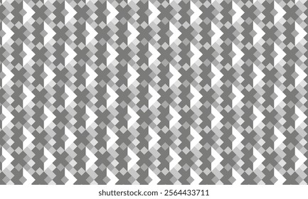 Seamless geometric pattern combination of black and gray combination rhombuses. Perfect for printing, design backgrounds, wallpapers and tiles