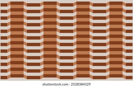 Seamless geometric pattern combination of brown rectangles.
Perfect for printing, design backgrounds, wallpaper and tiles, gift wrapping